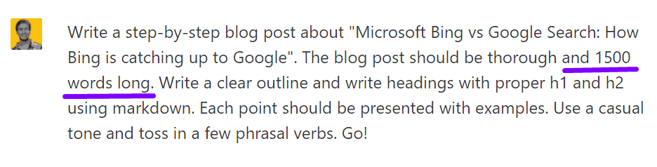 ChatGPT character limits: I tried to get a longer response out of ChatGPT using this detailed response.